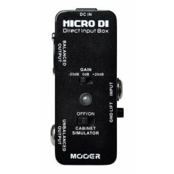 Mooer Micro DI - Direct Input Box pedālis Mooer Micro DI - Direct Input Box pedālis