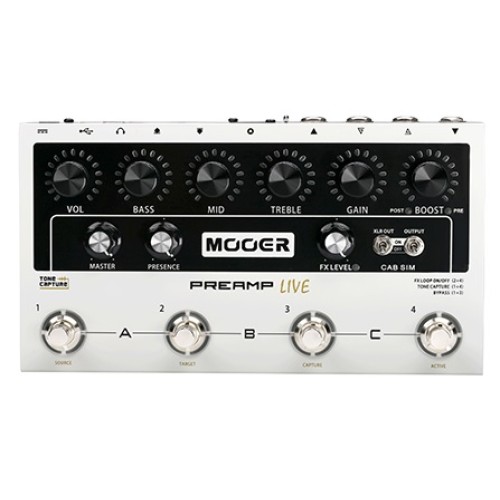 Mooer Preamp LIVE - Digital Multi Preamp Modeler procesors Mooer Preamp LIVE - Digital Multi Preamp Modeler procesors