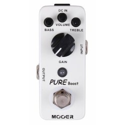 Mooer Pure Boost - Clean Boost pedālis Mooer Pure Boost - Clean Boost pedālis