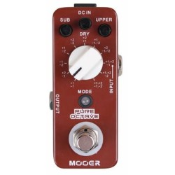Mooer Pure Octave - Multi-mode Clean Octaver pedālis Mooer Pure Octave - Multi-mode Clean Octaver pedālis