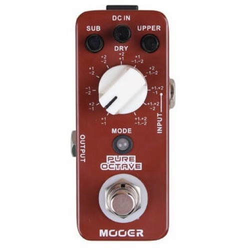 Mooer Pure Octave - Multi-mode Clean Octaver pedālis Mooer Pure Octave - Multi-mode Clean Octaver pedālis