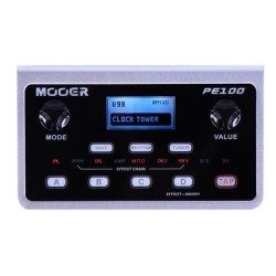 Mooer PE 100 Portable Guitar Effects with power adapter procesors Mooer PE 100 Portable Guitar Effects with power adapter procesors
