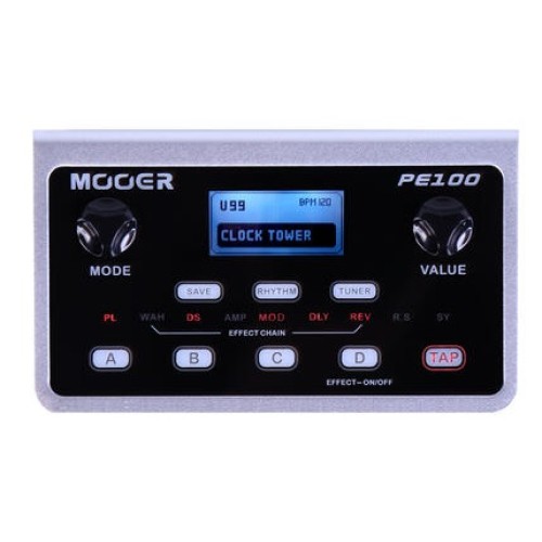 Mooer PE 100 Portable Guitar Effects with power adapter procesors Mooer PE 100 Portable Guitar Effects with power adapter procesors