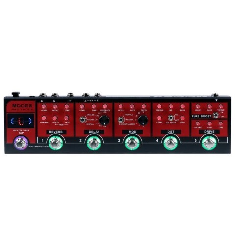 Mooer Red Truck - Multi-Effects pedālis Mooer Red Truck - Multi-Effects pedālis