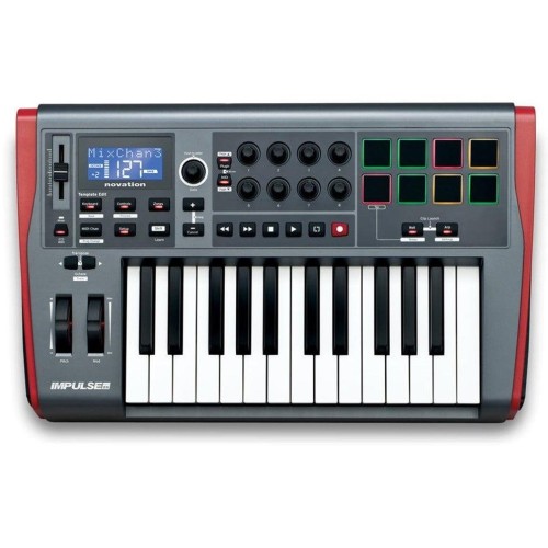 Novation Impulse 25 MIDI klaviatūra Novation Impulse 25 MIDI klaviatūra