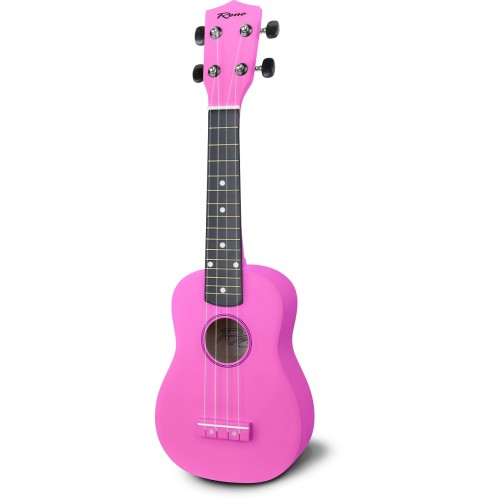 Rozā ukulele ar somiņu Reno RU150-PNK