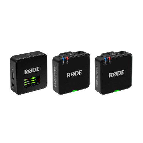 Rode Wireless GO (Gen 3) – Kompakta bezvadu mikrofonu sistēma Rode Wireless GO (Gen 3) – Kompakta bezvadu mikrofonu sistēma