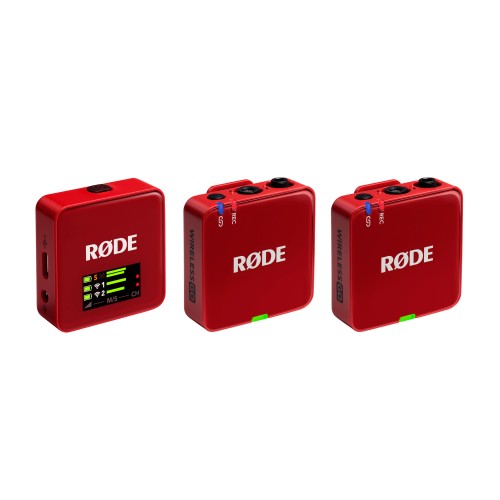 RØDE Wireless GO (Gen 3) Sarkana – Kompakta bezvadu mikrofonu sistēma RØDE Wireless GO (Gen 3) Sarkana – Kompakta bezvadu mikrofonu sistēma