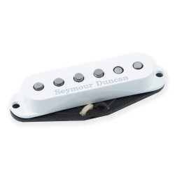 Seymour Duncan SSL-1 Vintage Staggered Strat Pickup - White Cap skaņas noņēmējs Seymour Duncan SSL-1 Vintage Staggered Strat Pickup - White Cap skaņas noņēmējs