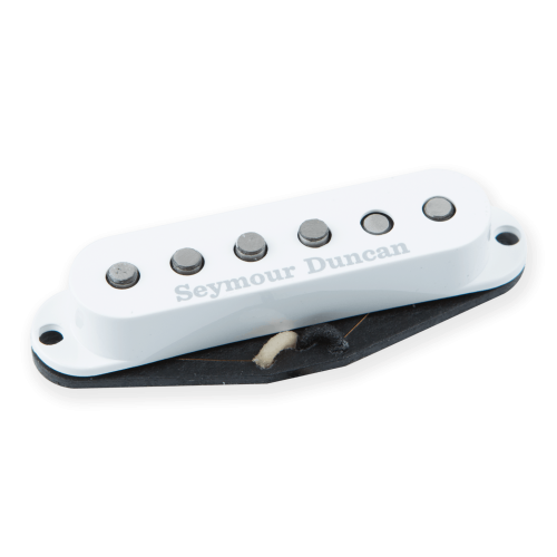 Seymour Duncan SSL-1 Vintage Staggered Strat Pickup - White Cap skaņas noņēmējs Seymour Duncan SSL-1 Vintage Staggered Strat Pickup - White Cap skaņas noņēmējs