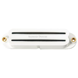 Seymour Duncan SHR-1B Hot Rails Strat Bridge Pickup - White Seymour Duncan SHR-1B Hot Rails Strat Bridge Pickup - White
