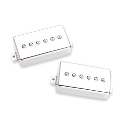 Seymour Duncan SPH90-1s - Phat Cat, Humbucker sized P90, Pickup Set - Nickel Cover komplekts Seymour Duncan SPH90-1s - Phat Cat, Humbucker sized P90, Pickup Set - Nickel Cover komplekts