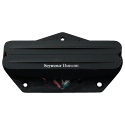 Seymour Duncan STHR-1B - Hot Rails Tele Bridge Pickup - Black skaņas noņēmējs Seymour Duncan STHR-1B - Hot Rails Tele Bridge Pickup - Black skaņas noņēmējs