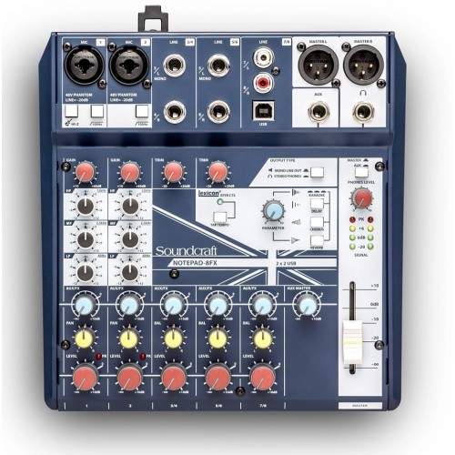 Soundcraft Notepad-8FX mikserpults Soundcraft Notepad-8FX mikserpults