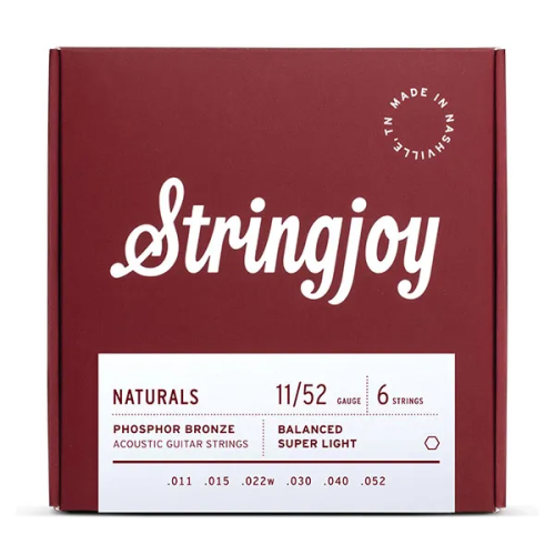 Stringjoy Naturals 11-52 fosfora bronzas stīgas Stringjoy Naturals 11-52 fosfora bronzas stīgas
