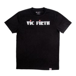 Vic Firth Classic Logo Black Tee - Small T-krekls Vic Firth Classic Logo Black Tee - Small T-krekls