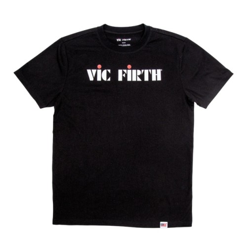 Vic Firth Classic Logo Black Tee - Small T-krekls Vic Firth Classic Logo Black Tee - Small T-krekls