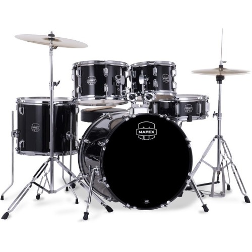 Mapex CM5044FTCDK Comet 5pc — Dark Black — akustisko bungu komplekts Mapex CM5044FTCDK Comet 5pc — Dark Black — akustisko bungu komplekts
