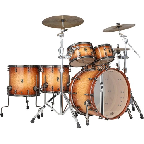 Mapex BPDLNV628XBPW Design Lab Versatus 5pc — Peach Burl Burst — akustisko bungu komplekts Mapex BPDLNV628XBPW Design Lab Versatus 5pc — Peach Burl Burst — akustisko bungu komplekts