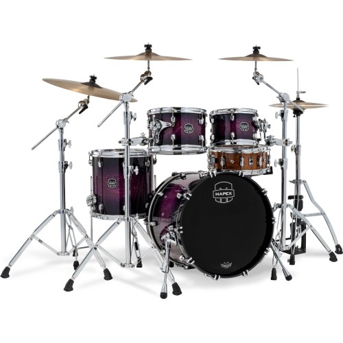 Mapex SR504XZXP Saturn VI 4pc — Royal Purple — akustisko bungu komplekts Mapex SR504XZXP Saturn VI 4pc — Royal Purple — akustisko bungu komplekts