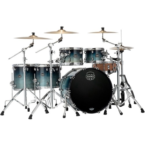 Mapex SR628XURJ Saturn Studioease 5pc — Teal Blue Fade — akustisko bungu komplekts Mapex SR628XURJ Saturn Studioease 5pc — Teal Blue Fade — akustisko bungu komplekts