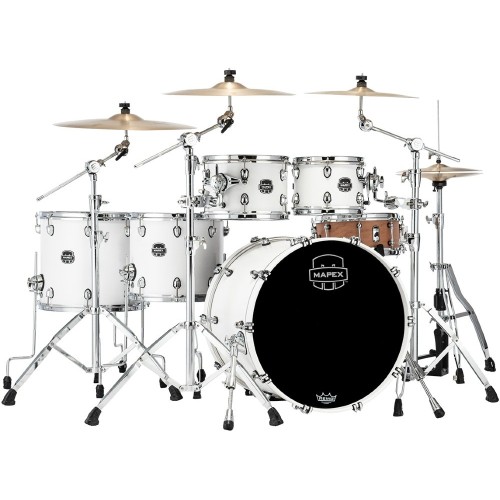 Mapex SR628XURM Saturn Studioease 5pc — Satin White — akustisko bungu komplekts Mapex SR628XURM Saturn Studioease 5pc — Satin White — akustisko bungu komplekts