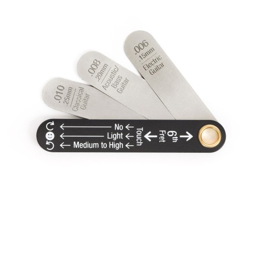MusicNomad MN600 — grifa izliekuma mērs ar Pick Capo