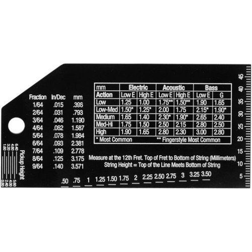 MusicNomad MN602 — stīgu augstuma mērs MusicNomad MN602 — stīgu augstuma mērs