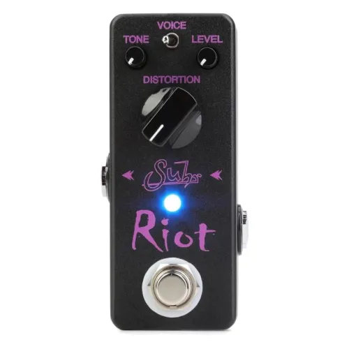 Suhr Riot Mini Distortion, Black — ģitāras efekta pedālis Suhr Riot Mini Distortion, Black — ģitāras efekta pedālis