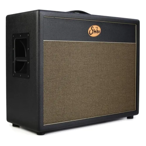 Suhr 2x12 Deep Cabinet. Black, Gold grill, V30 — ģitāras kabinets