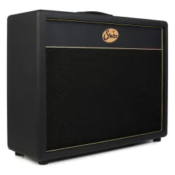 Suhr 2x12 Cabinet, Black, Black Grill, No speaker — guitar cabinet