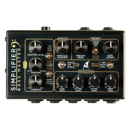 DSM & Humboldt Simplifier Bass Master — priekšpastiprinātājs un skandu simulators DSM & Humboldt Simplifier Bass Master — priekšpastiprinātājs un skandu simulators