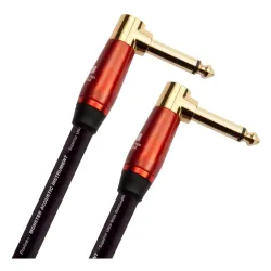 Monster Cable Acoustic 8 in. - angled 1/4” plugs — pedāļu savienojuma vads Monster Cable Acoustic 8 in. - angled 1/4” plugs — pedāļu savienojuma vads