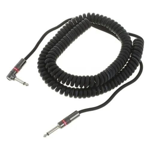 Monster Cable Classic 21 ft. - coiled cable - black — instrumentu vads Monster Cable Classic 21 ft. - coiled cable - black — instrumentu vads
