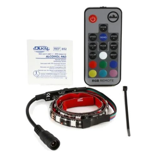 Temple Audio LED Strip for SOLO-18 with Remote — pedāļu dēļa piederums Temple Audio LED Strip for SOLO-18 with Remote — pedāļu dēļa piederums