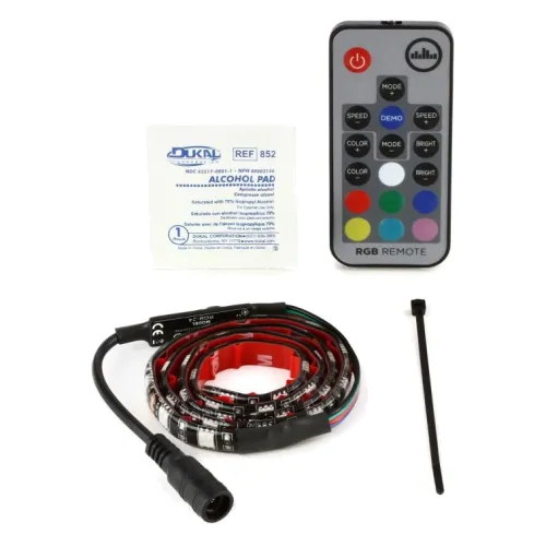 Temple Audio LED Strip for DUO-24 with Remote — pedāļu dēļa piederums Temple Audio LED Strip for DUO-24 with Remote — pedāļu dēļa piederums