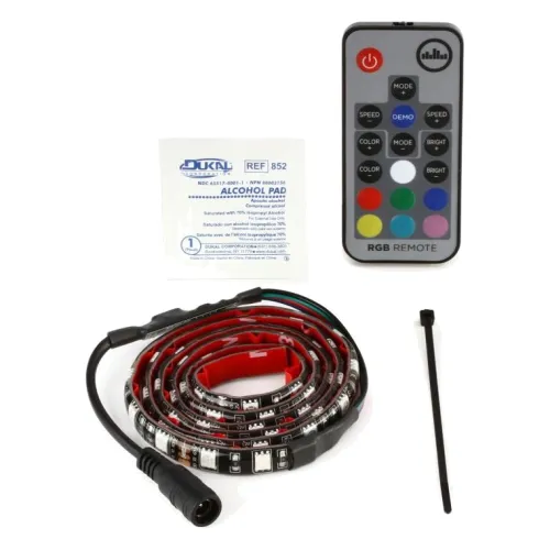Temple Audio LED Strip for TRIO-43 with Remote — pedāļu dēļa piederums Temple Audio LED Strip for TRIO-43 with Remote — pedāļu dēļa piederums