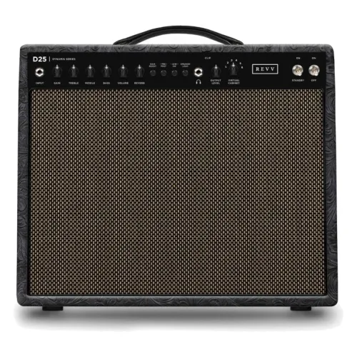 Revv D25, 1x12 , Black Western — lampu kombo pastiprinātājs Revv D25, 1x12 , Black Western — lampu kombo pastiprinātājs