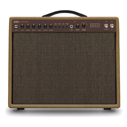 Revv D25, 1x12 , Tweed — lampu kombo pastiprinātājs Revv D25, 1x12 , Tweed — lampu kombo pastiprinātājs
