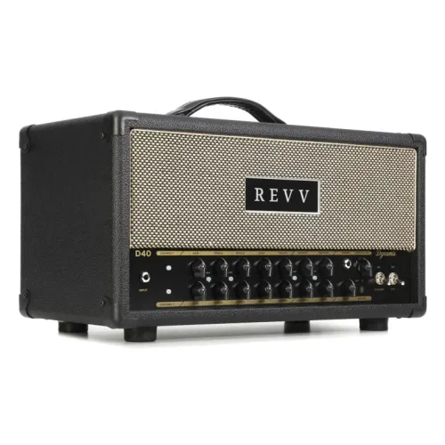 Revv D40 10/40-Watt - Black — lampu pastiprinātāja galva Revv D40 10/40-Watt - Black — lampu pastiprinātāja galva