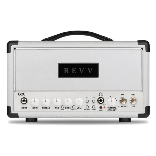 Revv G20 20/4-watt – White Bronco — lampu pastiprinātāja galva Revv G20 20/4-watt – White Bronco — lampu pastiprinātāja galva