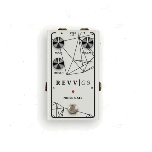 Revv G8 - Noise Gate Pedal - White Pearl — trokšņu slāpētājs Revv G8 - Noise Gate Pedal - White Pearl — trokšņu slāpētājs