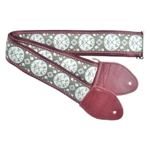 Souldier Medallion - Maroon — ģitāras siksna Souldier Medallion - Maroon — ģitāras siksna