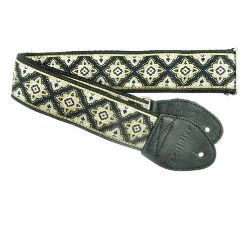 Souldier Regal - Black — ģitāras siksna Souldier Regal - Black — ģitāras siksna