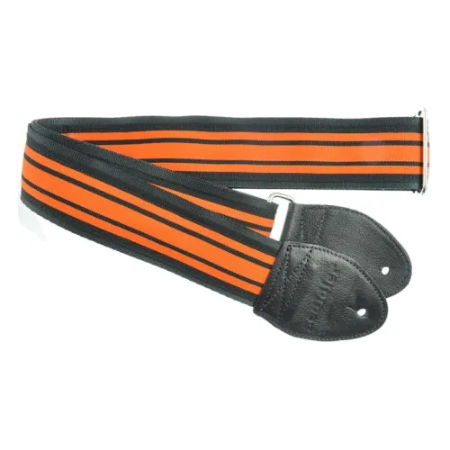 Souldier Shelby - Black/Orange — ģitāras siksna Souldier Shelby - Black/Orange — ģitāras siksna