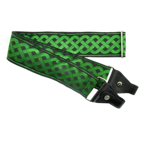 Souldier Celtic Knot - Green — bandžo siksna Souldier Celtic Knot - Green — bandžo siksna