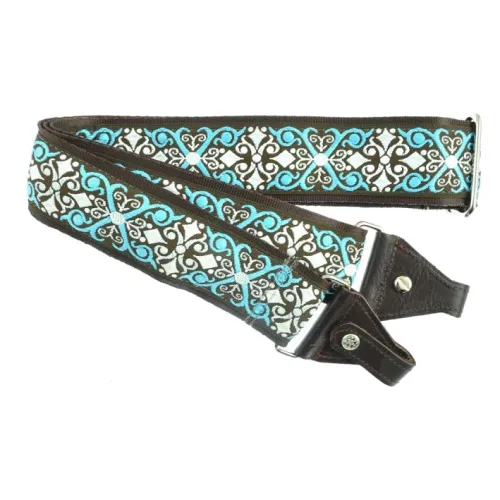 Souldier Constantine - Brown/Turquoise — bandžo siksna Souldier Constantine - Brown/Turquoise — bandžo siksna
