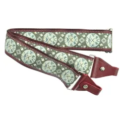 Souldier Medallion - Maroon — bandžo siksna Souldier Medallion - Maroon — bandžo siksna