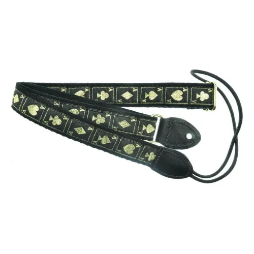 Souldier Aces - Gold/Black — mandolīnas siksna Souldier Aces - Gold/Black — mandolīnas siksna