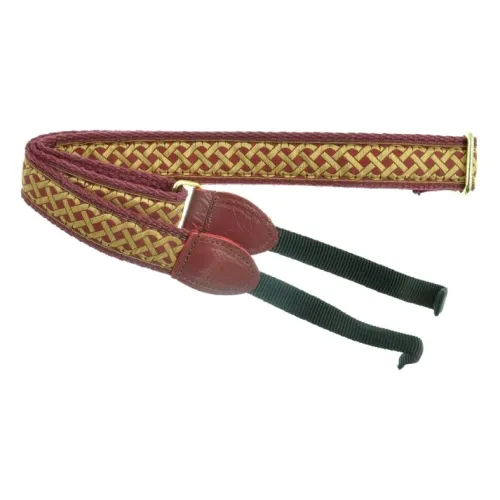 Souldier Celtic Knot - Tan/Burgundy — ukuleles siksna Souldier Celtic Knot - Tan/Burgundy — ukuleles siksna